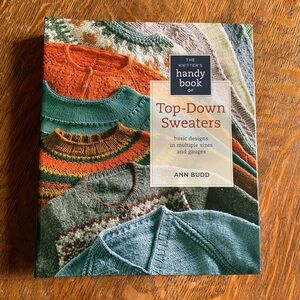 Top-Down Sweaters Knitting Book Brand New
